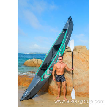 ICOME 2 person inflatable Kayak PVC Inflatable Kayak Fishing kayak-Pioneer
